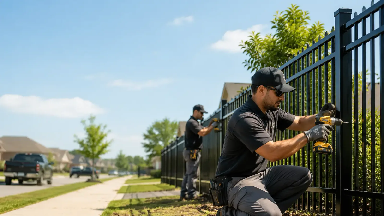 Metal Fence Installation in Jonesboro, IL